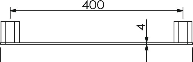 24001A Полотенцедержатель подвесной цвет хром LANGBERGER LUGANO - Вид №4