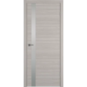 Комплект двери Канзас со стеклом 80x200 см ПВХ цвет дуб европейский серый без доборов