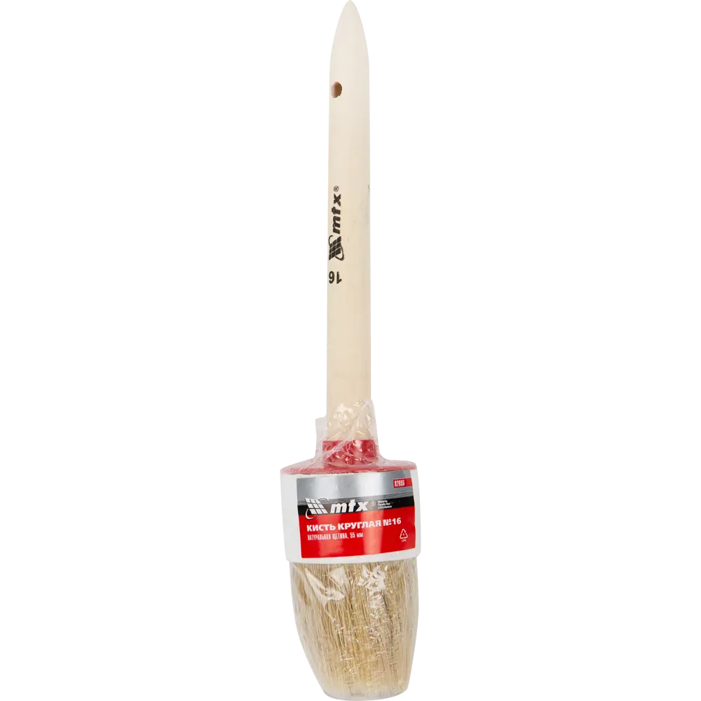 Круглая малярная кисть MTX с натуральной щетиной 55 мм 15441651 STLM-0005776 - Вид №2