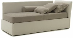 Bolzan Letti Односпальная кровать с изголовьем и боковой панелью Biba