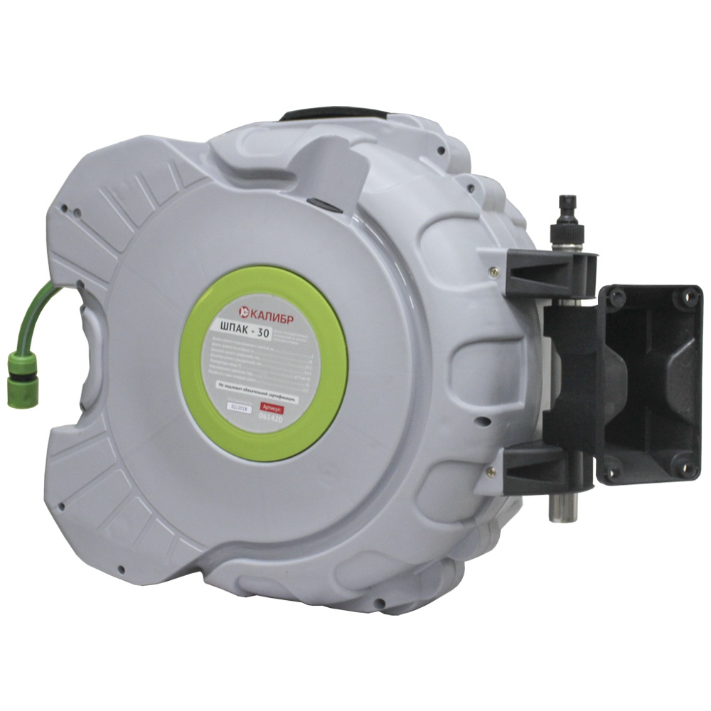 68512 Калибр Шланг поливочный на автоматической катушке ШПАК-30  - Вид №3