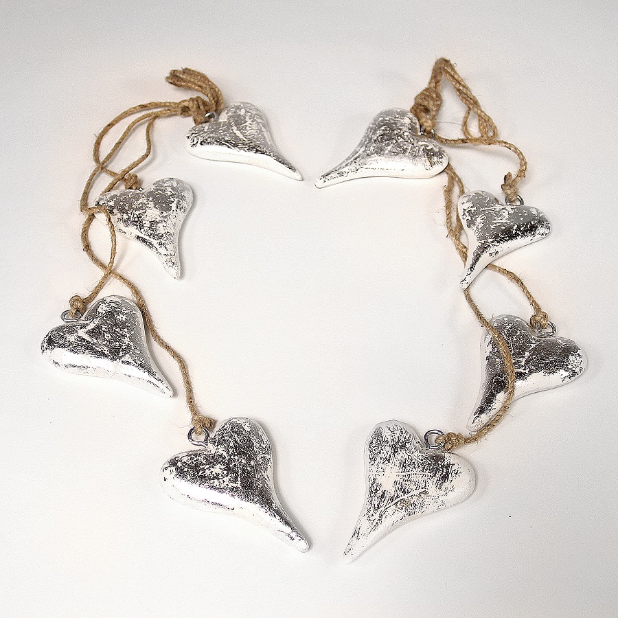 Гирлянда подвесная Snow Hearts, 4 шт Enjoyme ENNY0013 - Вид №1