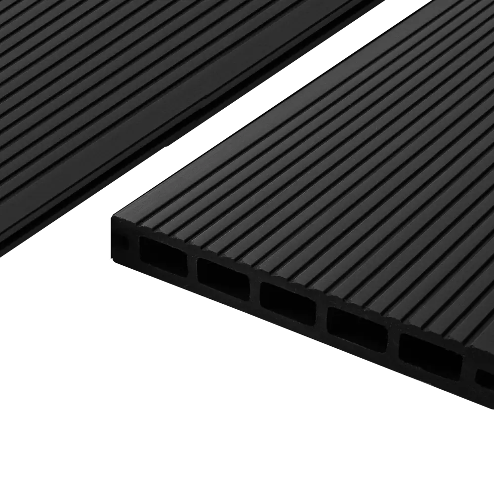 Террасная доска ДПК T-Decks цвет Графит 150x20x3000 мм двусторонняя вельвет/структура древесины 0.45 м² 87036581 STLM-2168178  - Вид №1
