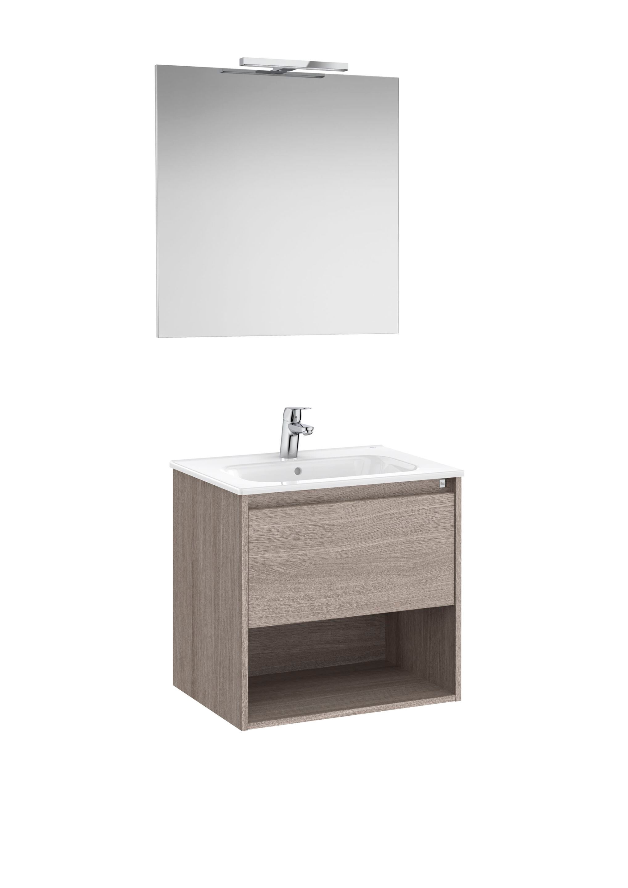 Деревянный подвесной умывальник с зеркалом Roca Tenor ARCH-00063463 - Вид №2