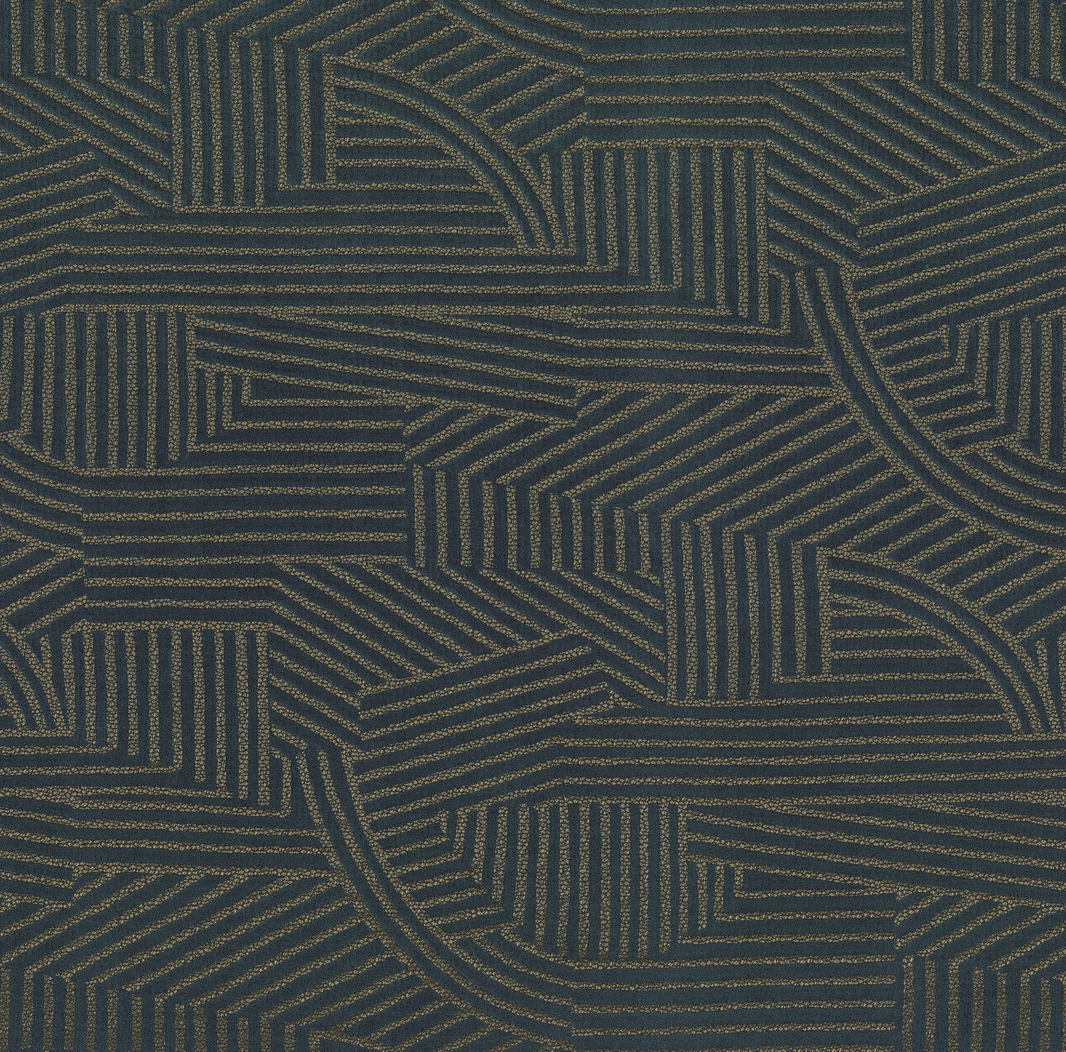 Льняная и полиамидная Жаккардовая однотонная ткань Casamance Luminescence ARCH-00114722 - Вид №9