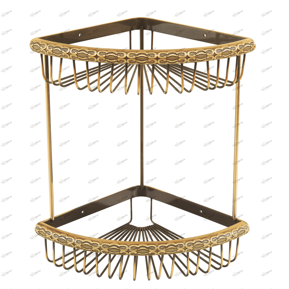 LM6682B Полка угловая Jasmine 2-ярусная LEMARK JASMINE