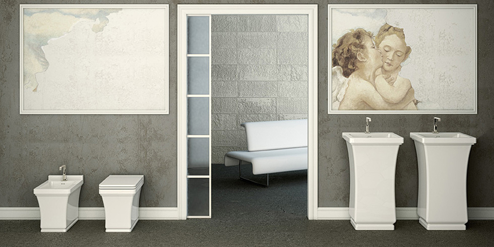 NE00100001 Приставной унитаз напольный Белый Disegno Ceramica NEO Италия - Вид №2