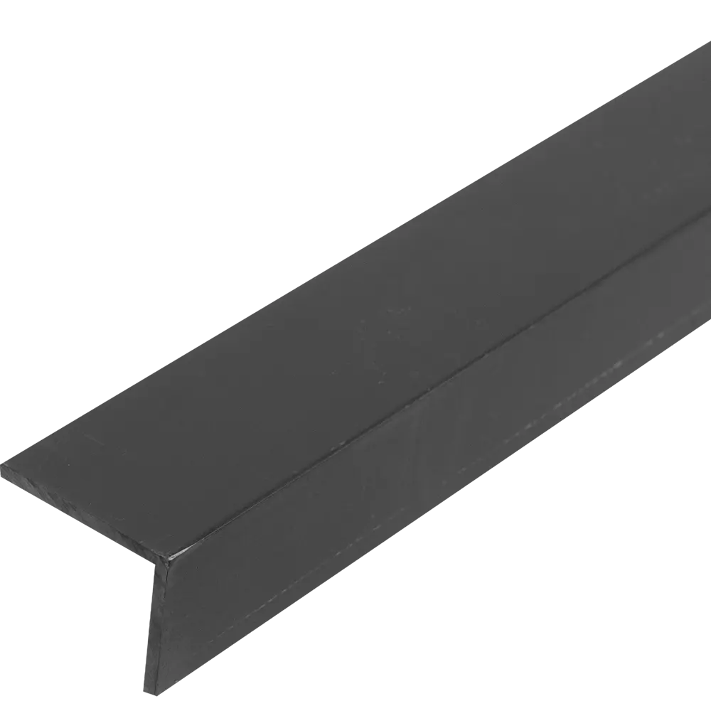 Уголок ПВХ 25x20x2x1000 мм цвет черный GAH ALBERTS STLM-2147580
