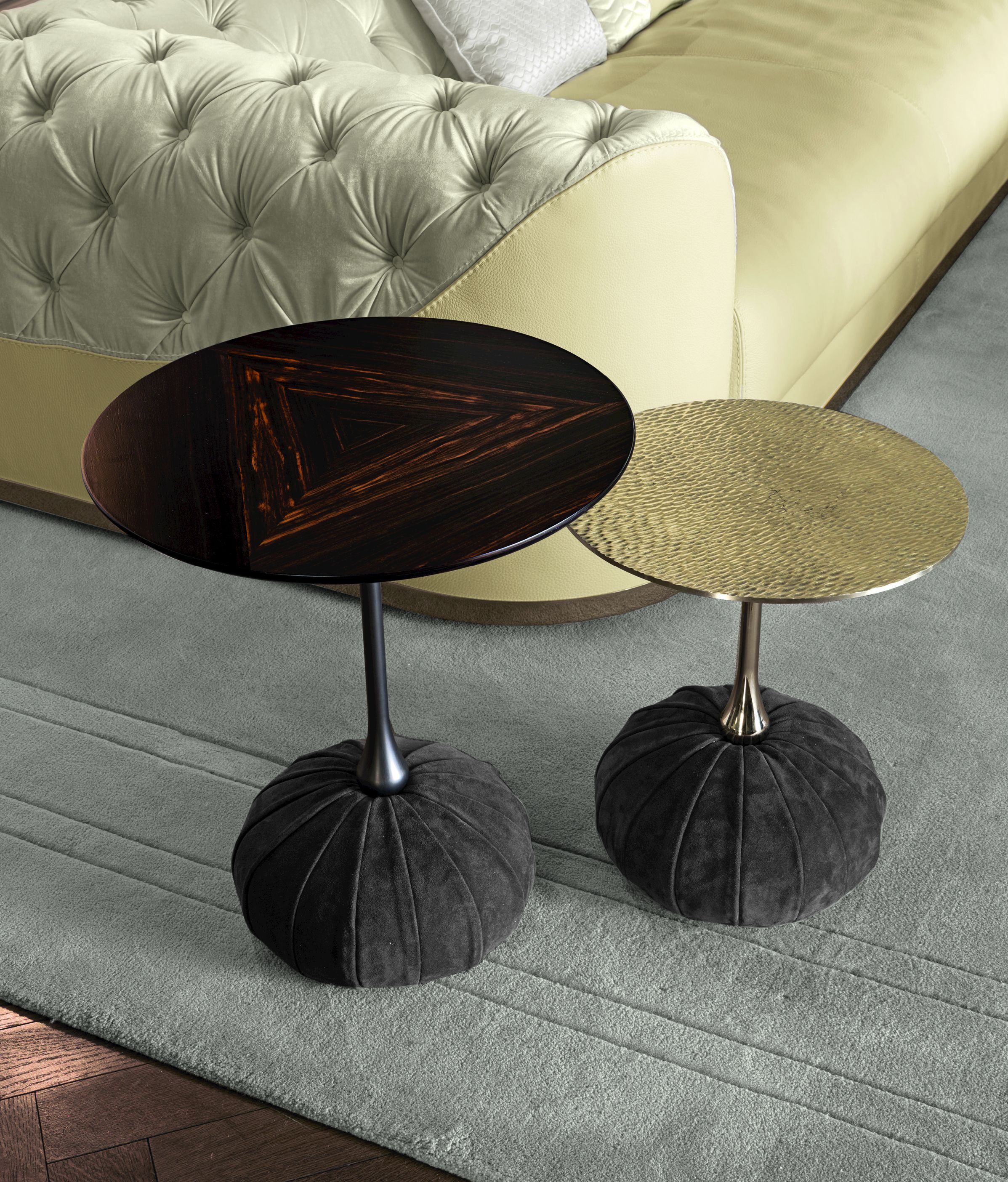 Круглый металлический журнальный столик Longhi Loveluxe ARCH-00063866