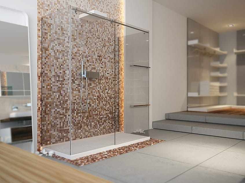 2-местная стеклянная прямоугольная душевая кабина с раздвижной дверью MOMA Design ST. 200 ARCH-00033286