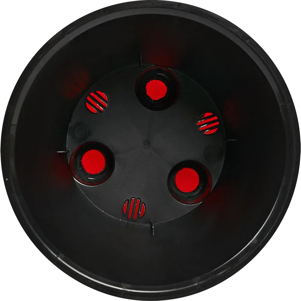 Горшок цветочный Ingreen Manhattan ø16 h14.5 см v1.6 л пластик красный STLM-2192742 - Вид №2