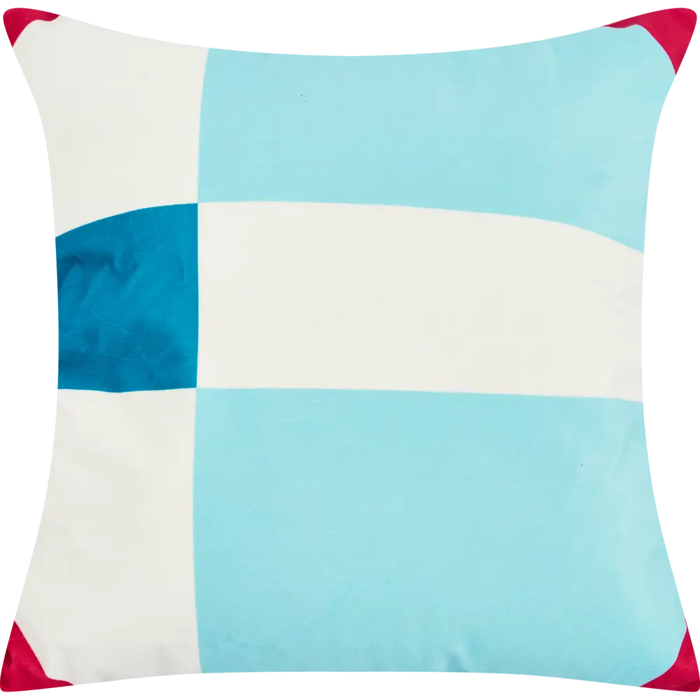 Подушка Луара 40х40 см цвет бирюзово-розовый 86495224 STLM-2113974 SEASONS 