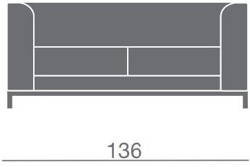 Kastel 2-х местный кожаный диван Klasse sun-id-1438089 - Вид №2