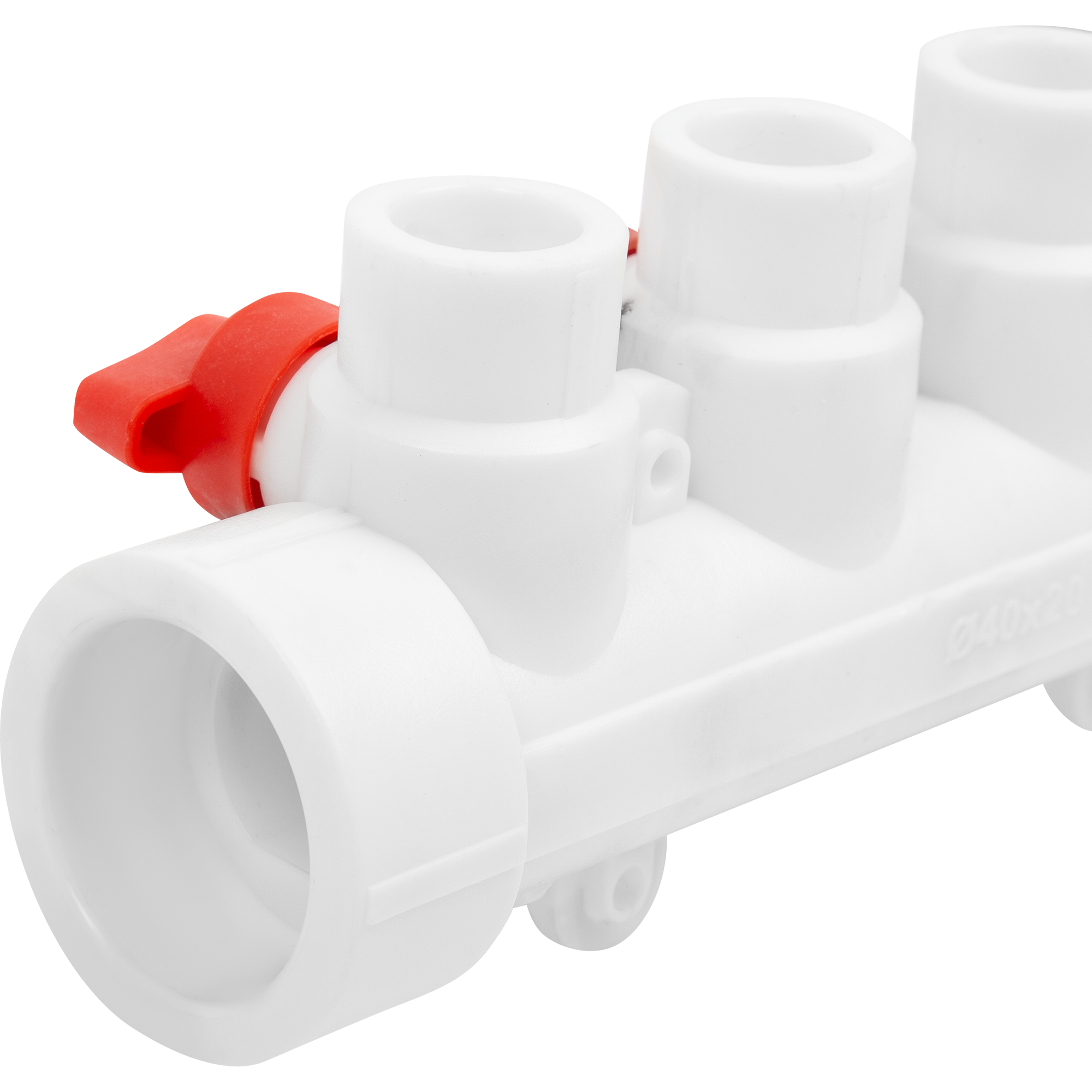 Коллектор Valfex 4-х выводной с шаровыми кранами для систем отопления 85044177 STLM-0057865 - Вид №3