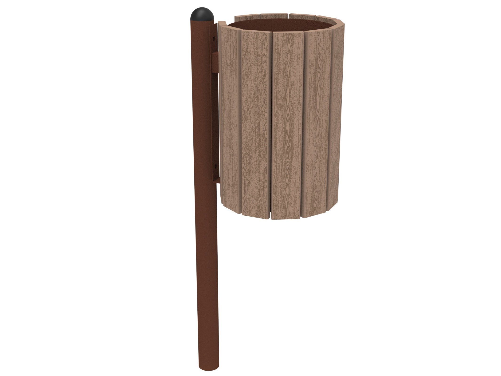 Открытый WPC держатель для мусора Lazzari Mediterraneo ARCH-00144732 - Вид №3