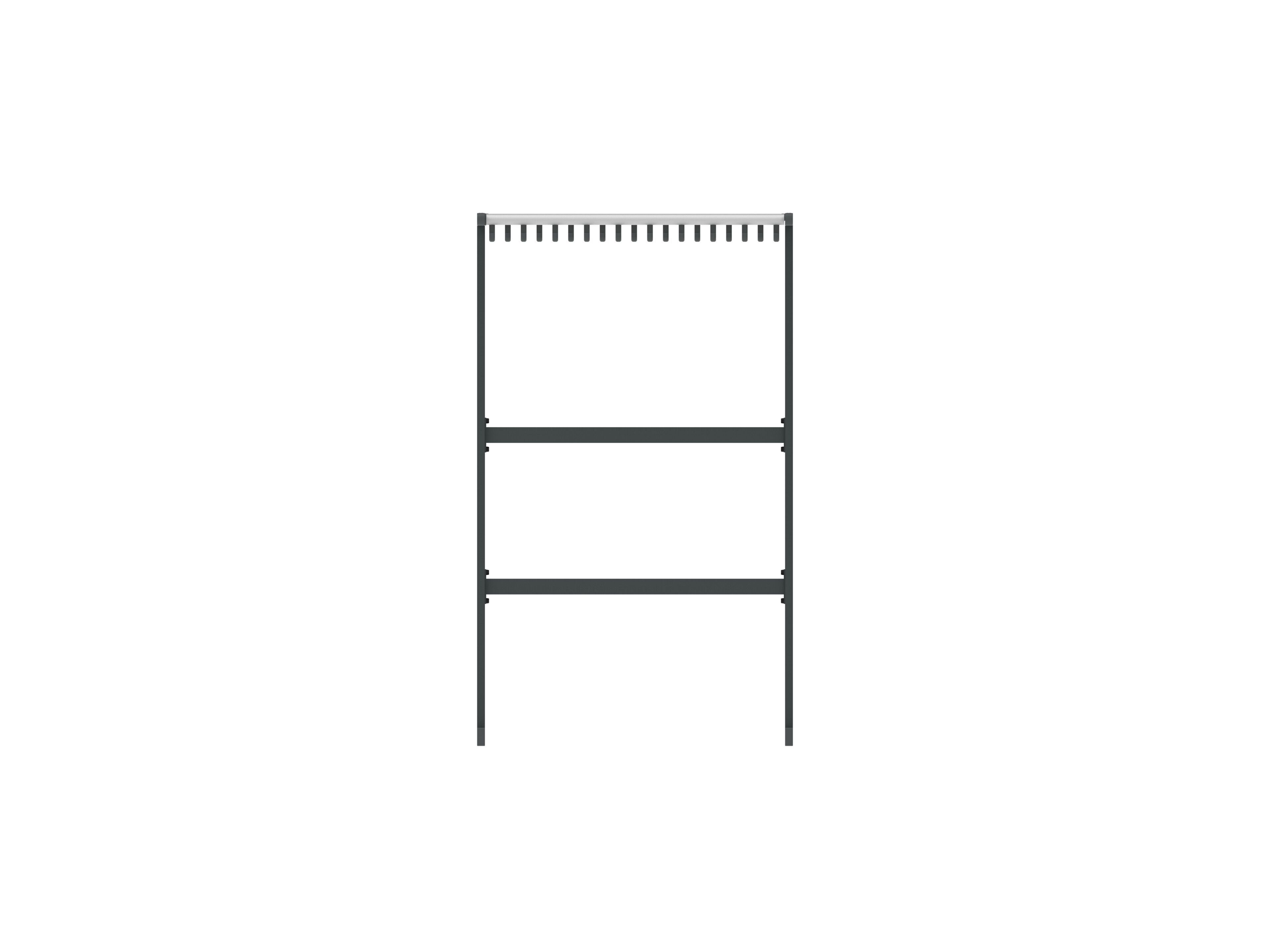 Стальная вешалка с порошковым покрытием с держателем зонта FUNCTIONALS Tertio ARCH-00145195 - Вид №2