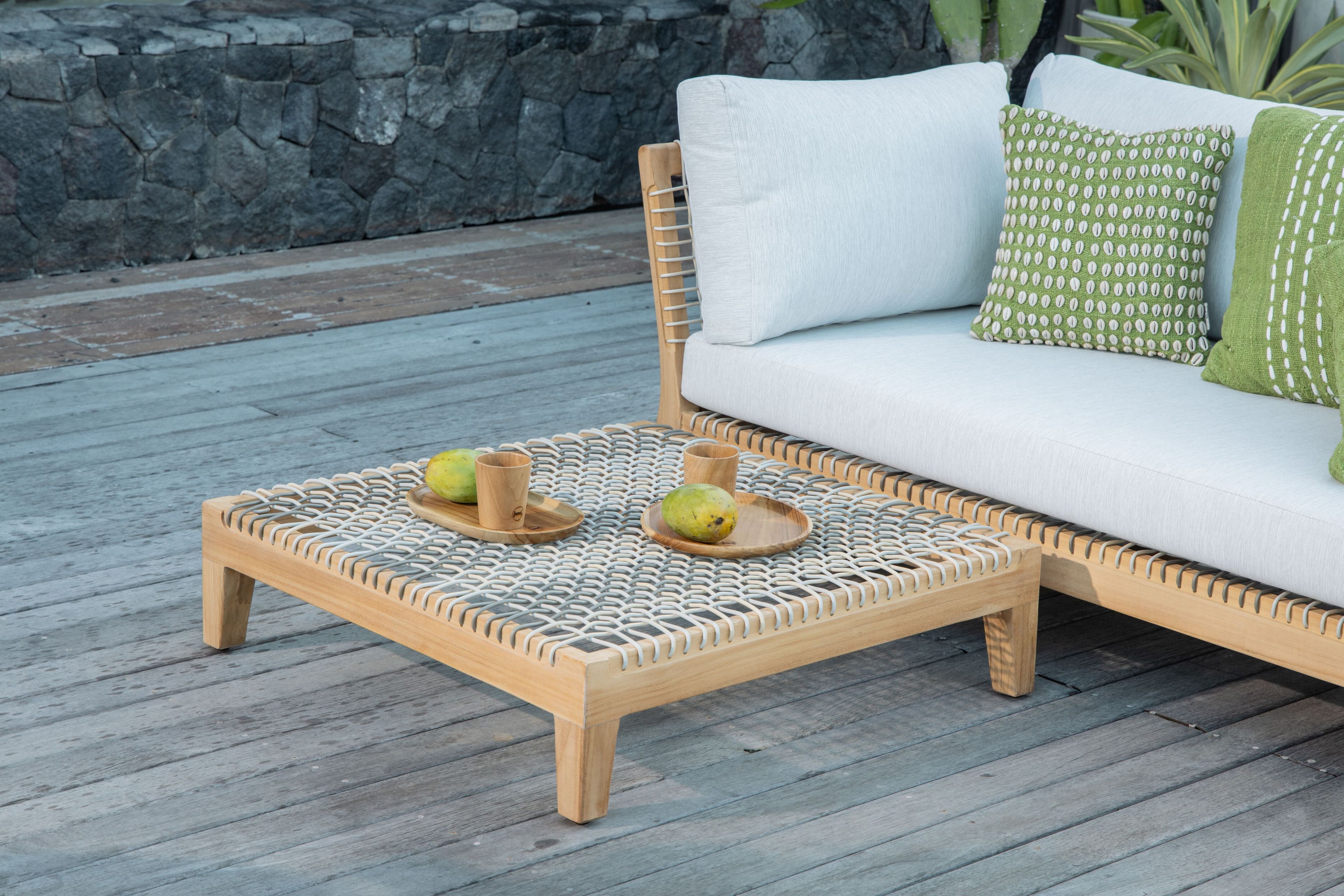 Правый / левый модуль для секционного дивана из тикового дерева cbdesign Венская модульная ARCH-00096006 - Вид №15