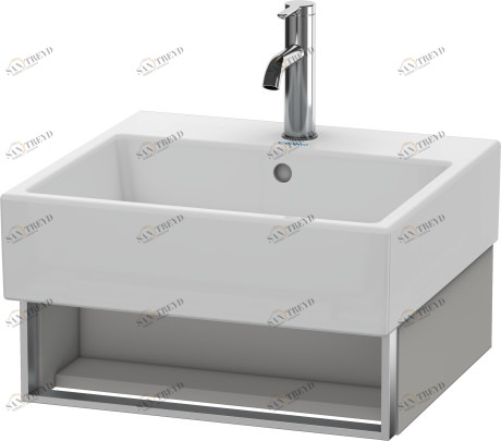 VA602400707 Тумбочка подвесная Vero Air #VA6024 484 x 431 мм Бетонно-серый матовый декор Duravit