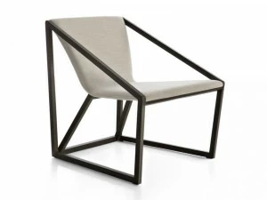 Huppé Кресло с подлокотниками из бука и ткани Kite 3005