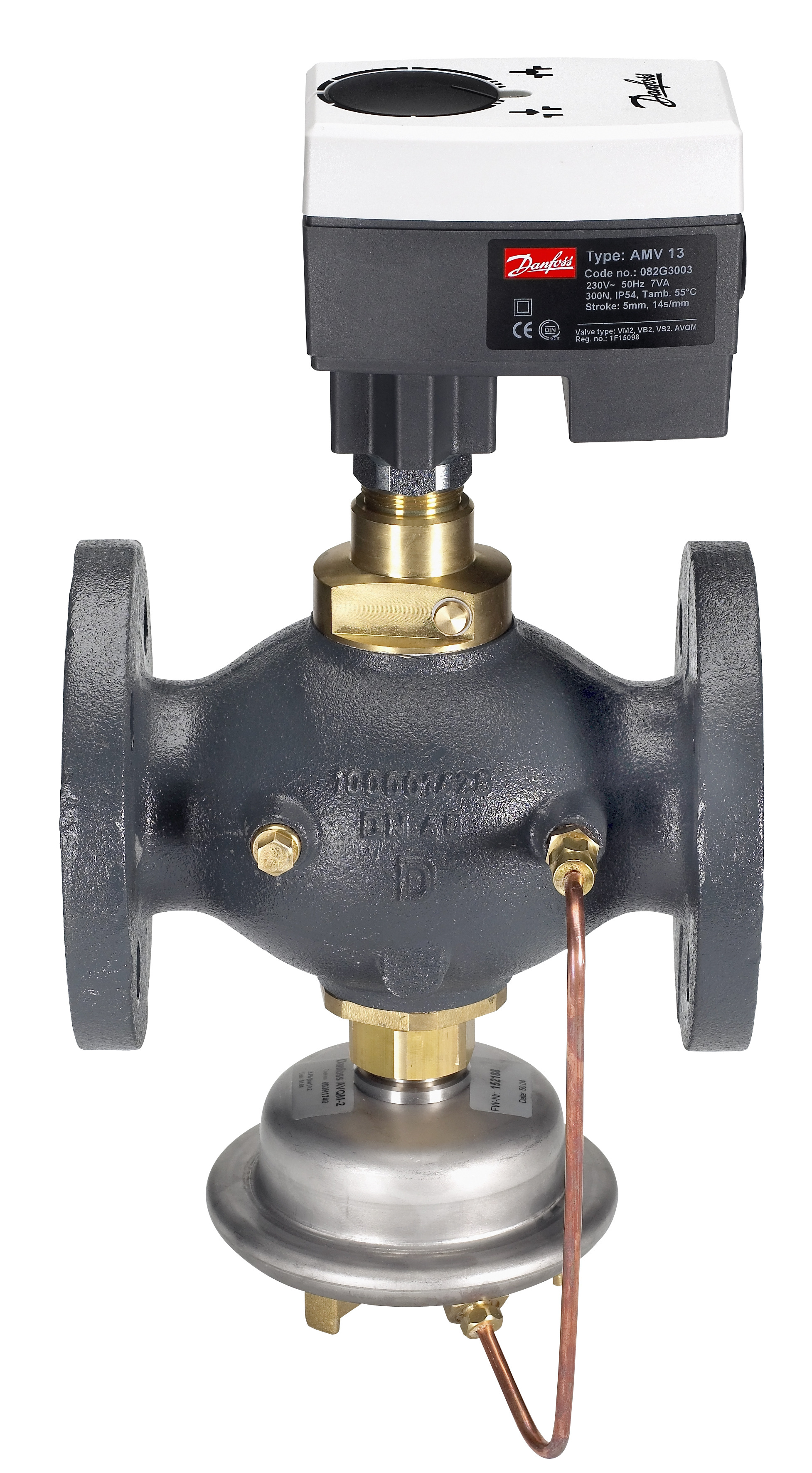 Danfoss Редукторные электроприводы с трехпозиционным управлением AMV 25 230В электропривод 082G3024  - Вид №12