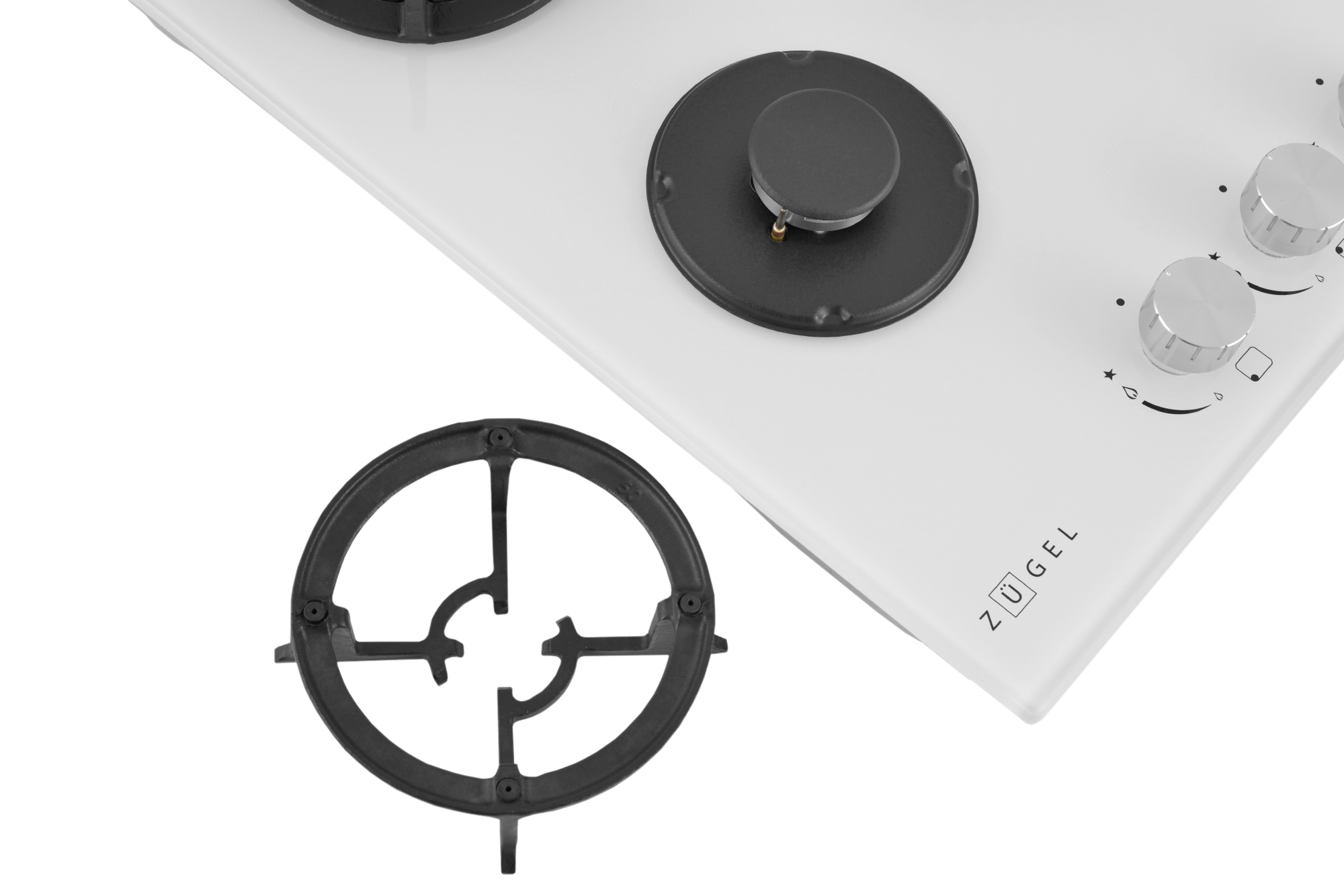 9175441 Газовая варочная поверхность ZUGEL ZGH452W STDN-0076175 - Вид №18