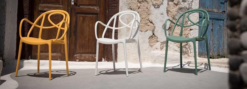 Italy Dream Design Штабелируемый стул из пластика sun-id-1360184 - Вид №4