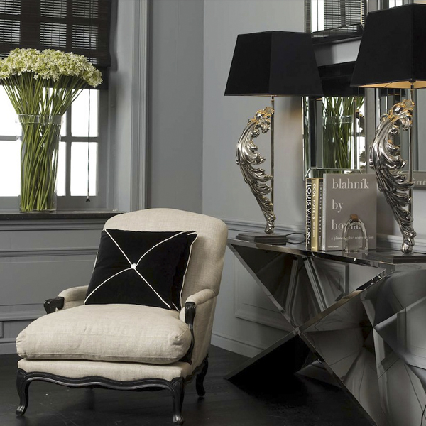 Настольная лампа 106391 от Eichholtz EICHHOLTZ КЛАССИЧЕСКИЕ 244602 Серебро;черный  - Вид №2