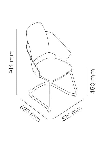 Консольное кресло с высокой спинкой и подлокотниками Mara Icon ARCH-00102175 - Вид №4