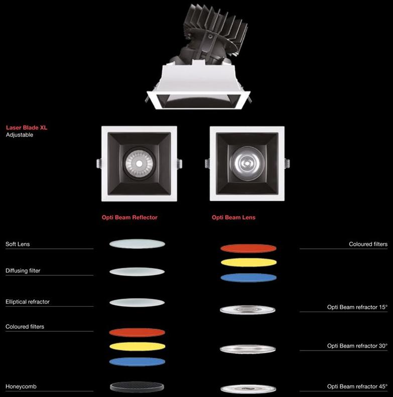 iGuzzini Регулируемый встраиваемый светильник для подвесных потолков Laser blade xl sun-id-1491898 - Вид №3