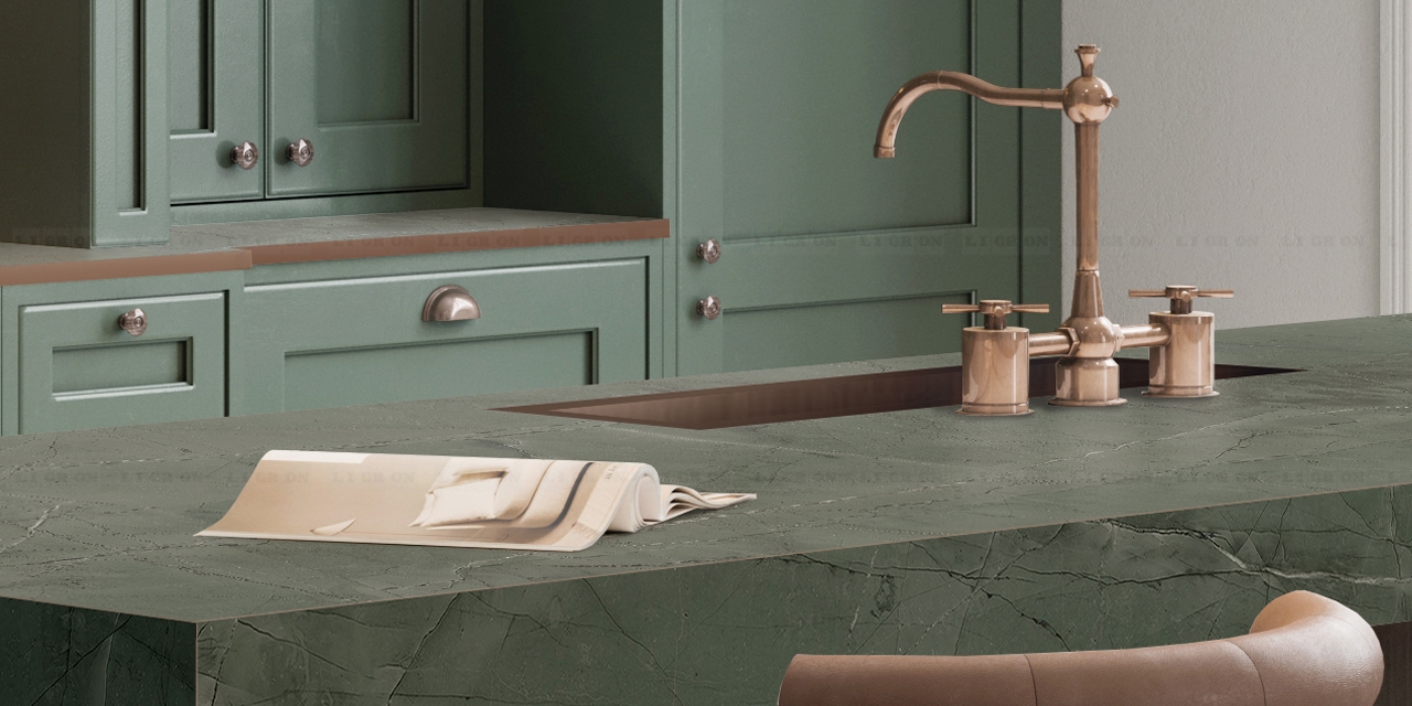 Столешницы для кухни - Нефертити LIGRON LIST386 2594 - Вид №3