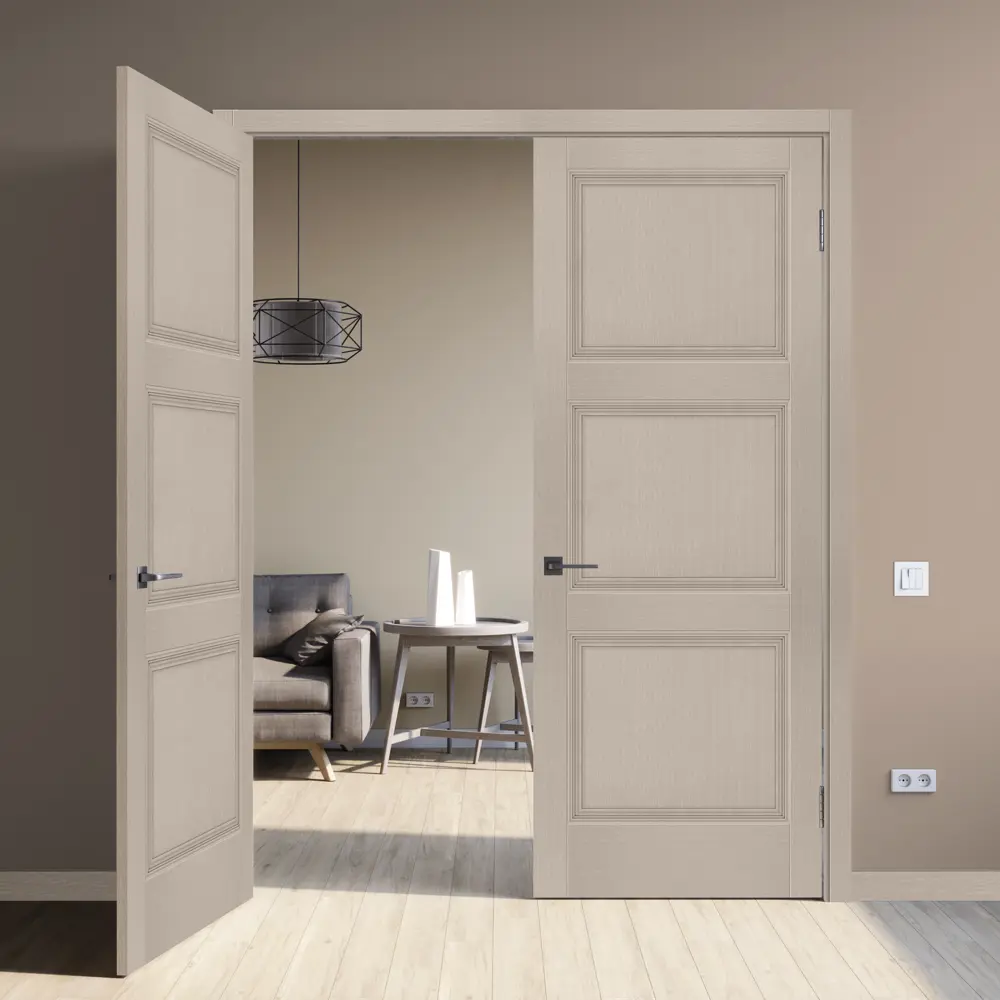 Комплект двери Трилло глухая 70x200 см Hardflex цвет ясень элегант с добором 150 мм 89432083 STLM-2048871 МАРИО РИОЛИ  - Вид №3