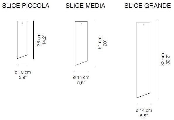 Quadrifoglio Потолочный светильник из стекловолокна Slice sun-id-1395671 - Вид №2
