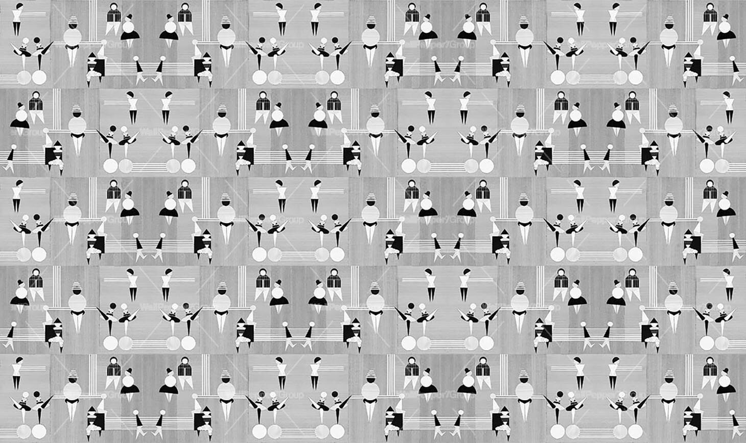 Геометрические обои ПВХ бесплатно, экологически чистые, моющиеся WallPepper DAS BALLET ARCH-00126929 - Вид №2