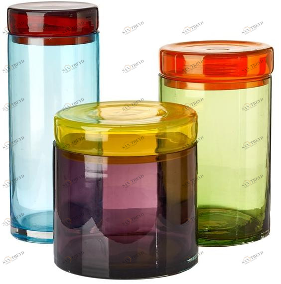 Pols Potten Стеклянный контейнер для пищевых продуктов Multi 140-300-228