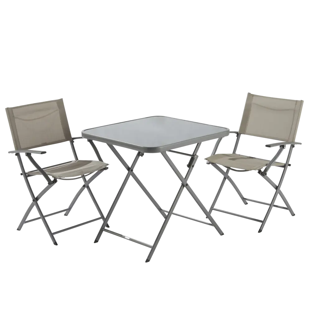 Кресло Naterial Emys Origami складное 54х52х83 см сталь бежевый STLM-2153325 - Вид №7