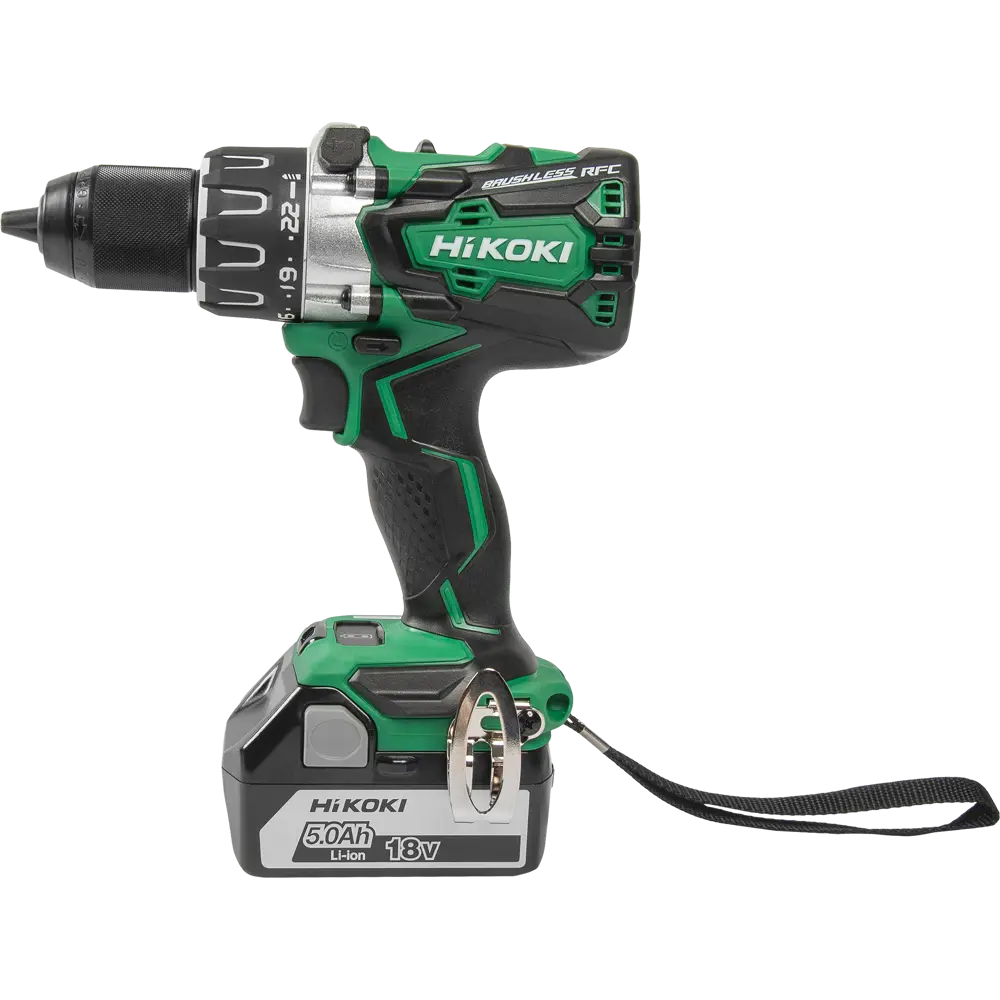 Дрель-шуруповерт аккумуляторная бесщеточная Hikoki DS18DBL2, 18 В Li-ion 2х5 Ач STLM-2169056 - Вид №1