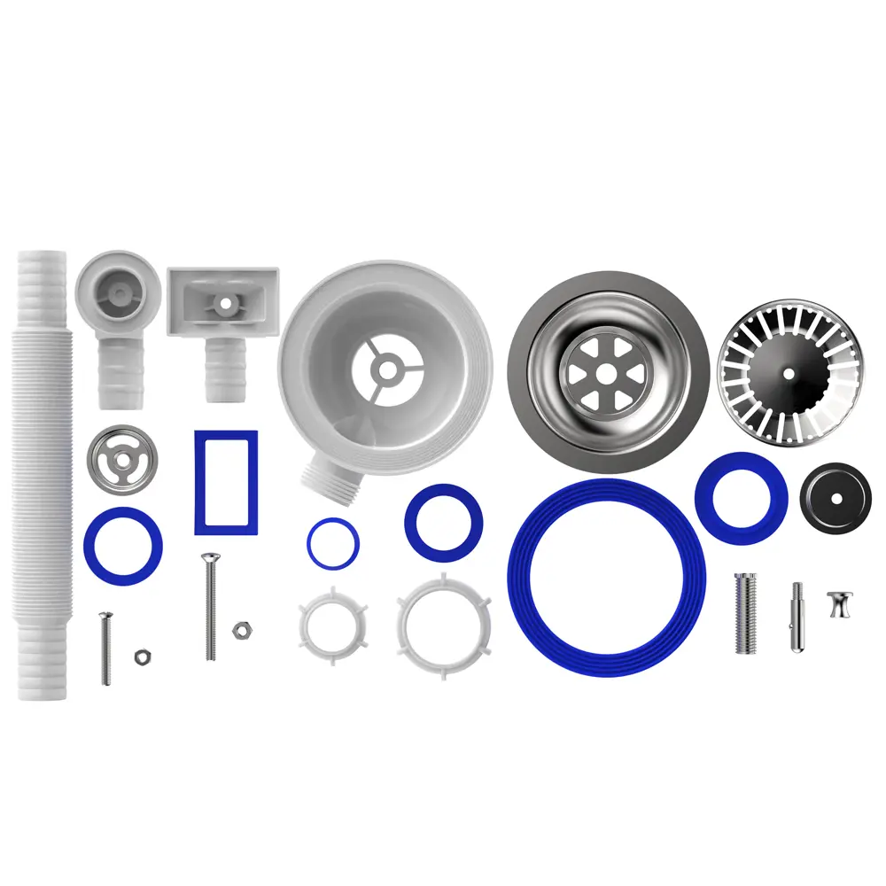 Донный клапан EQUATION для кухонной мойки с системой перелива 89209829 STLM-1380930 - Вид №5