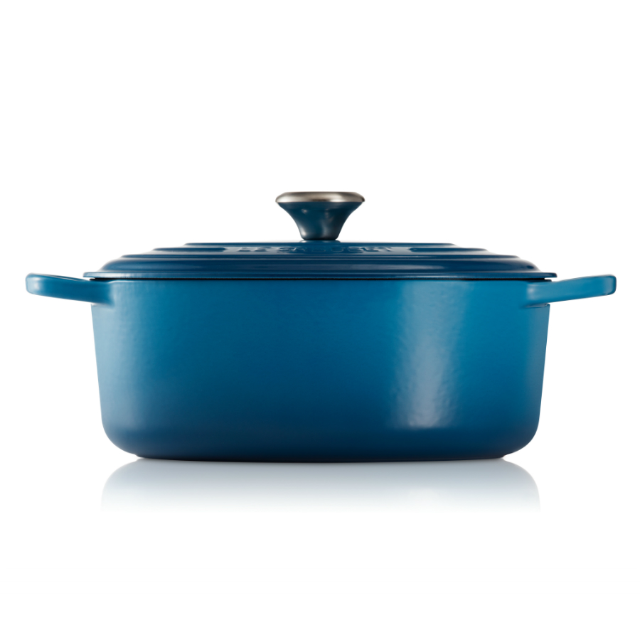 Утятница чугунная Le Creuset, Ø29 см, голубая 21178292002430 - Вид №2