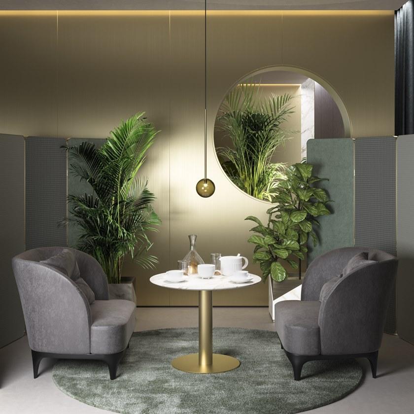 PROF Круглый деревянный стол на контракт Table sun-id-1397176 - Вид №4