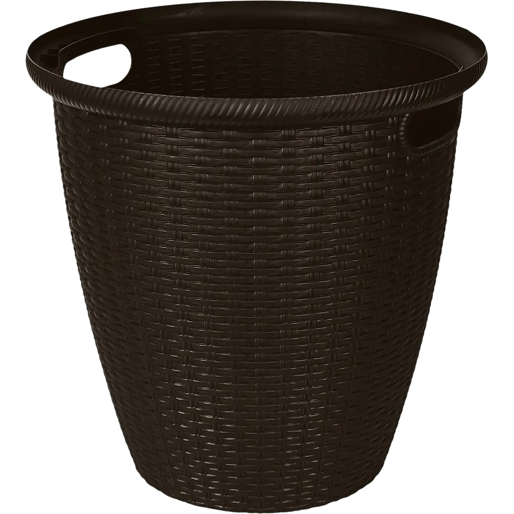 Корзина для белья Keeplex Rattan цвет темный каштан STLM-2170022 - Вид №2