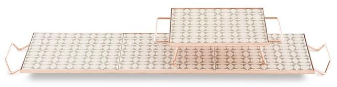 GAN Поднос прямоугольный из алюминия Mix&match sun-id-1399559 - Вид №13