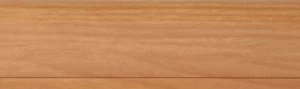 Плинтус Чайка 2,5 м 006 вишня светлая с мягким краем и кабель-каналом