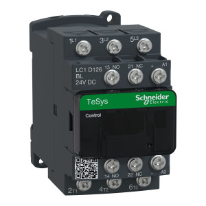 LC1D126BL Контактор LC1D 3P 12А 440/24В DC 5.5кВт Schneider Electric TeSys