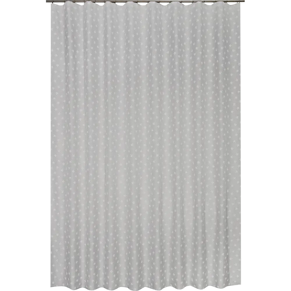 Тюль на ленте Лютик 250x260 см цвет серый MIAMOZA STLM-2052501 - Вид №1