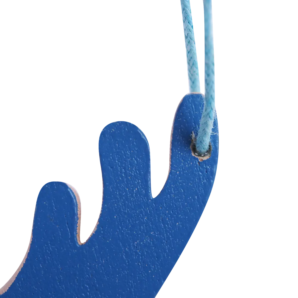 Ёлочное украшение «Олень с синей попоной» Santreyd STLM-2090814 - Вид №2