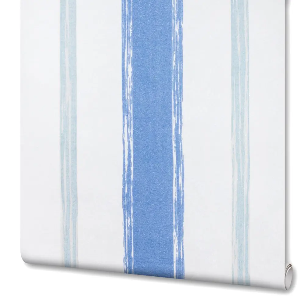 Обои виниловые 0.53х10 м компаньон полосы цвет синий ЭР 5963-08 Erismann Море STLM-2077287