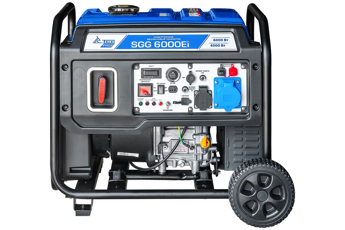 Электрогенератор   бензиновый ТСС SGG 6000Ei 9109978 STDN-0029699 - Вид №1