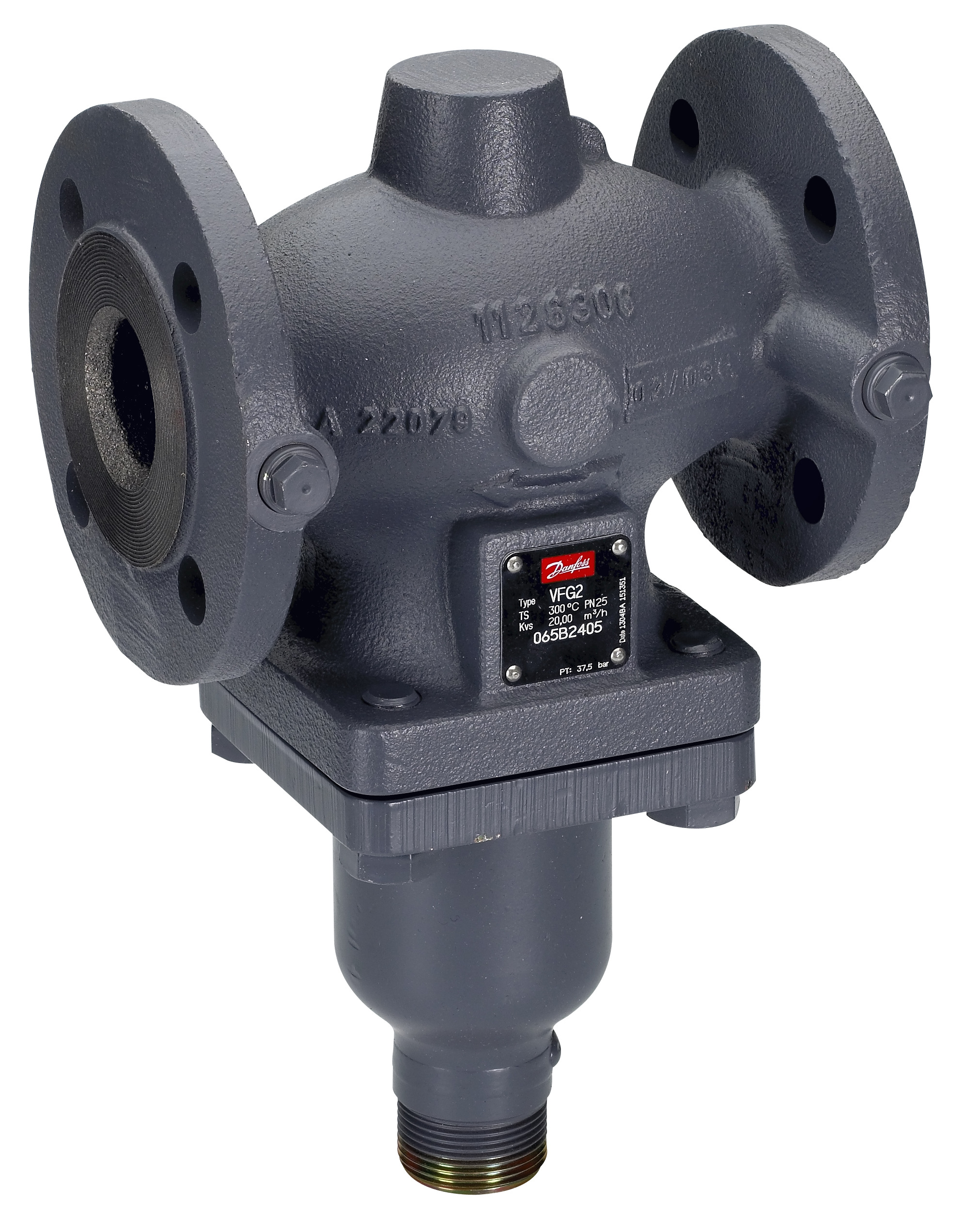 Danfoss Клапан универсальный VFGS 2 фланцевый Кл. рег. универс. VFGS2 PN25 80/80 фл. 065B2450  - Вид №2