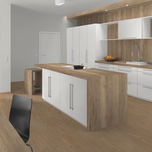 Пробка EGGER Cork+ Лиственница Эттал (Гладкая) 1292х245 мм 1201400012 - Вид №2