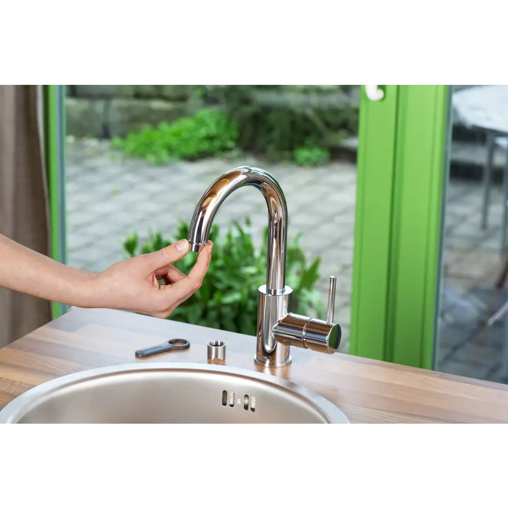 Адаптер на бытовой кран для быстрого соединения Gardena STLM-2020966 - Вид №6